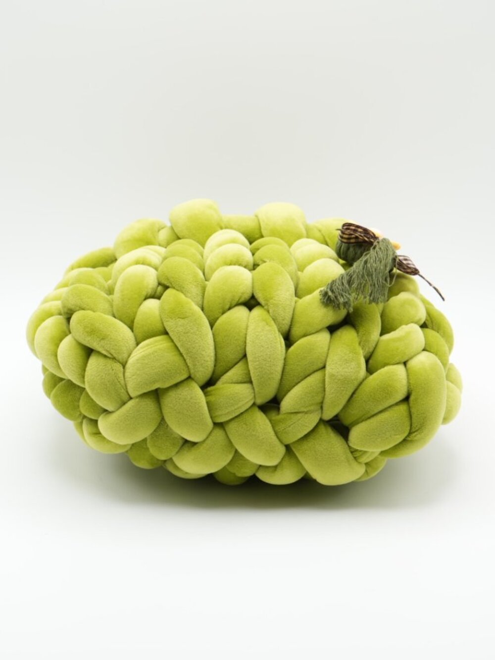 Handmade Knit Handbag In Green - Picture 4 of 4